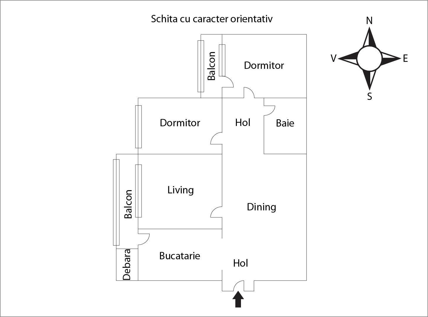 Apartament de vânzare 3 camere Manastur - 47875AV | BLITZ Cluj-Napoca | Poza1
