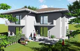 Duplex 122 mp, teren 250 mp, zona verde, expunere sud-vestica!