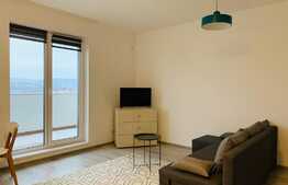 Garsoniera 32 mp, terasa 12 mp, totul nou, prima inchiriere, zona Piata Abator