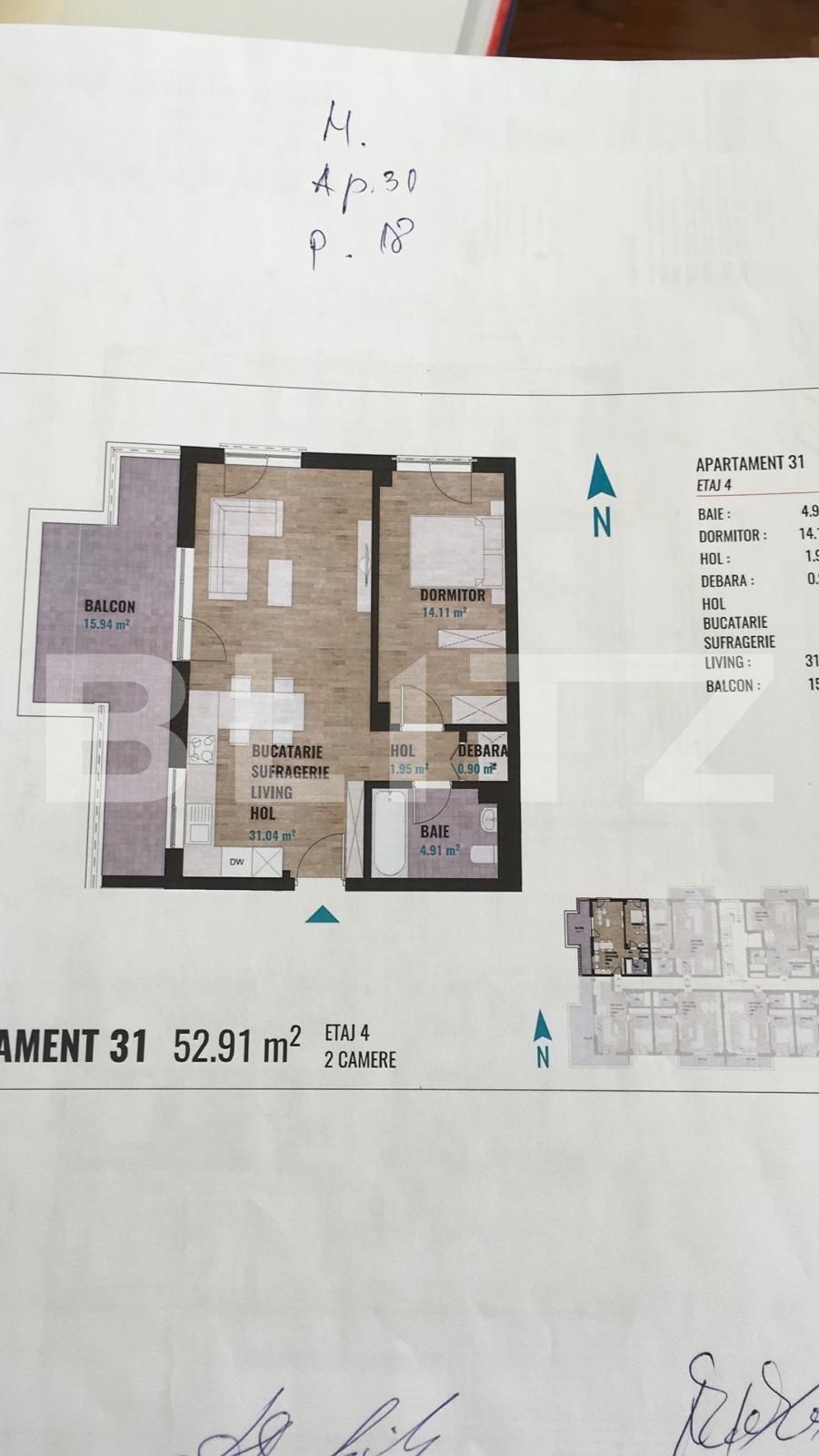 Apartament de vânzare 2 camere Europa - 47937AV | BLITZ Cluj-Napoca | Poza5