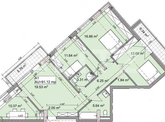 Apartament de vânzare 4 camere Iris - 47953AV | BLITZ Cluj-Napoca | Poza2