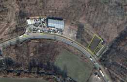 Teren de vanzare 1025 mp cu front 20 m in zona industriala din Baciu