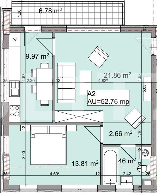 Apartament de vânzare 2 camere Iris - 47957AV | BLITZ Cluj-Napoca | Poza8