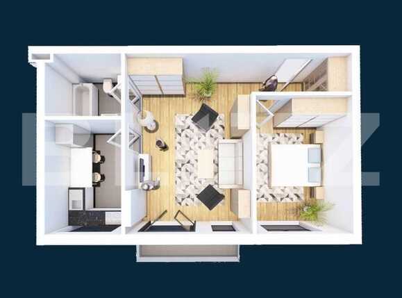 Apartament de vânzare 2 camere Iris - 47958AV | BLITZ Cluj-Napoca | Poza1