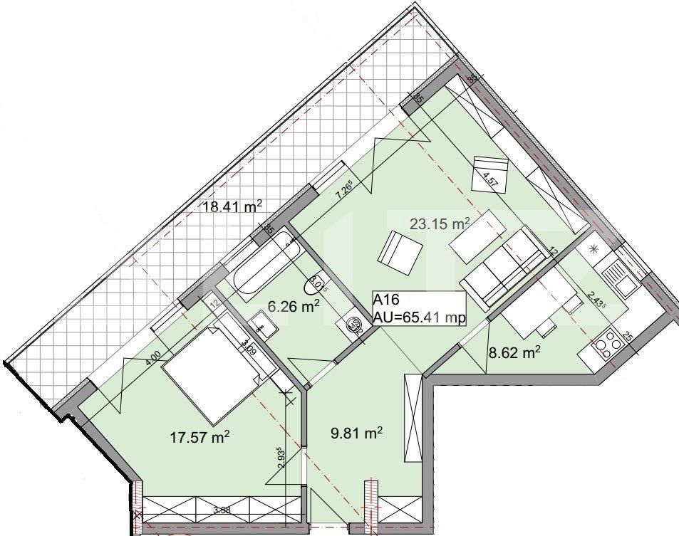 Apartament de vânzare 2 camere Iris - 47960AV | BLITZ Cluj-Napoca | Poza8