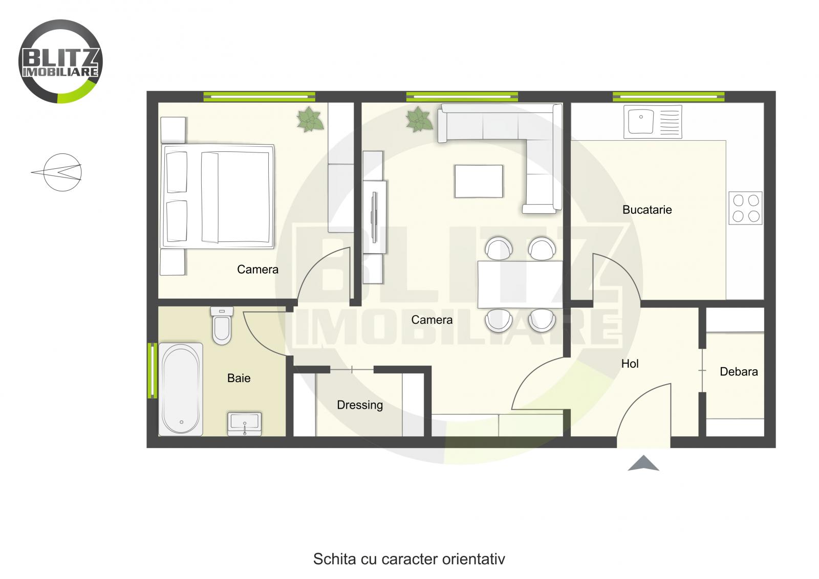 Apartament de vânzare 2 camere Manastur - 47980AV | BLITZ Cluj-Napoca | Poza1