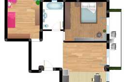 Apartament 3 camere, bloc nou, zona strazii Edgar Quinet