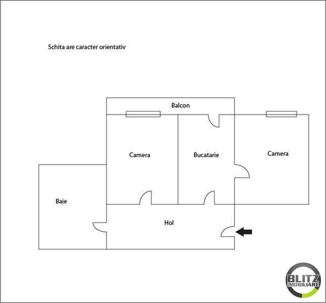 Apartament de vânzare 2 camere Manastur - 4800AV | BLITZ Cluj-Napoca | Poza1
