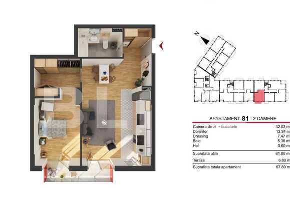 Apartament de vânzare 2 camere Marasti - 48017AV | BLITZ Cluj-Napoca | Poza1