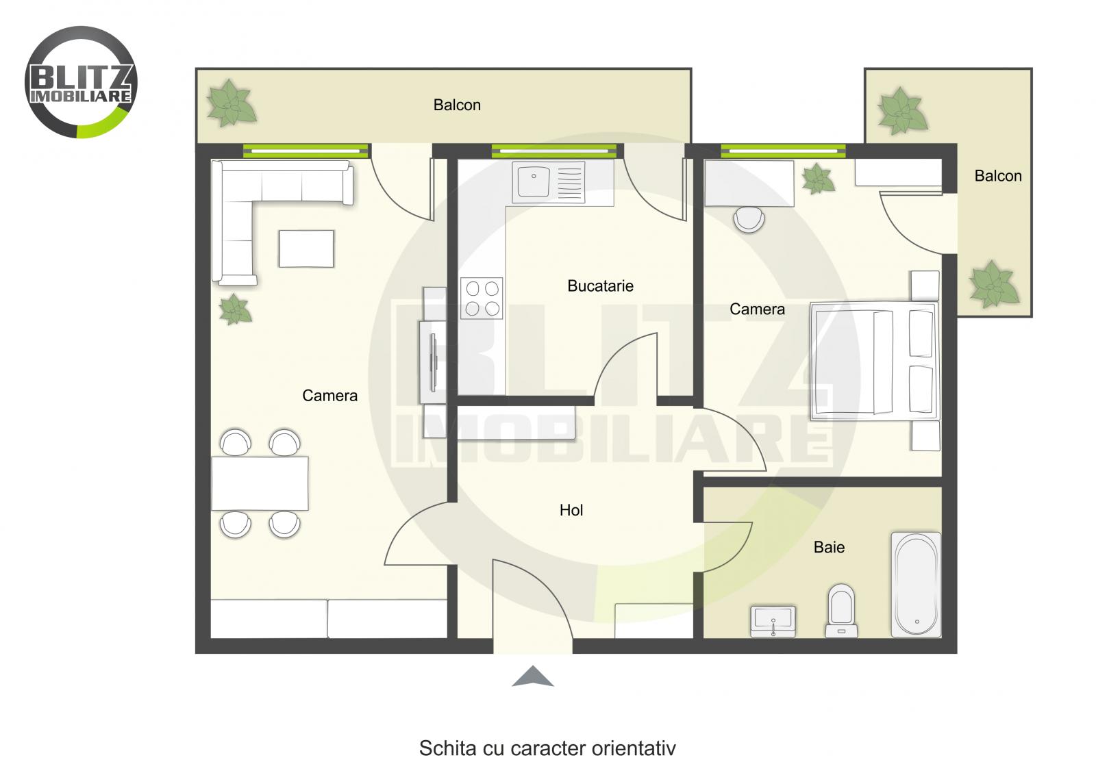 Apartament de vânzare 2 camere Manastur - 48020AV | BLITZ Cluj-Napoca | Poza1