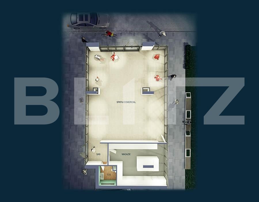 Spațiu comercial de închiriat Semicentral - 48099SIC | BLITZ Cluj-Napoca | Poza2