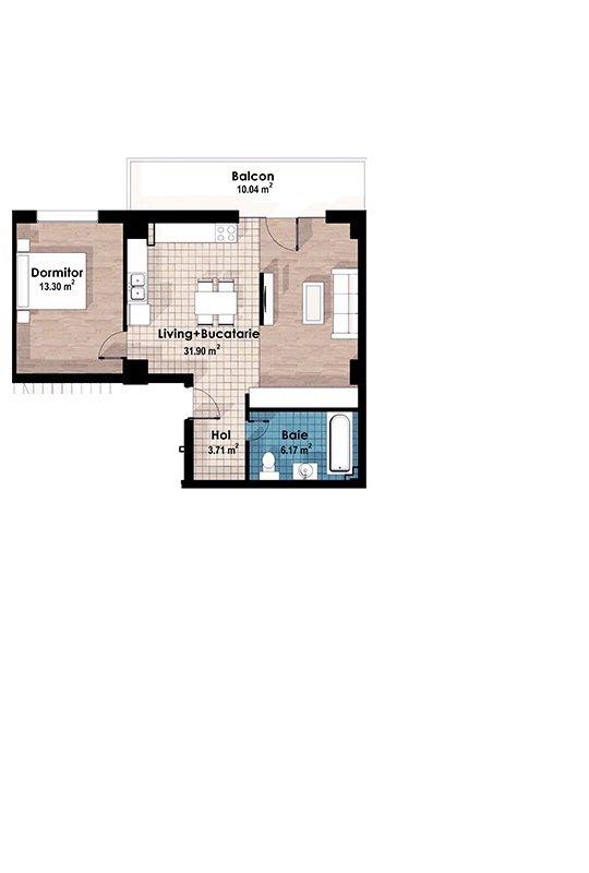 Apartament de vânzare 2 camere Europa - 48116AV | BLITZ Cluj-Napoca | Poza1