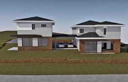  Teren cu autorizatie de constructie,pentru 2 case cuplate, 880 mp, zona strazii Romul Ladea, Borhanci 