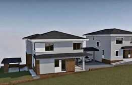  Teren cu autorizatie de constructie,pentru 2 case cuplate, 880 mp, zona strazii Romul Ladea, Borhanci 