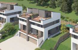 Ansamblu case cuplate de vanzare, 180 mp si teren intre 254 si 300 mp,terasa circulabila, panorama,  zona Feleacu!