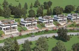 Ansamblu case cuplate de vanzare, 180 mp si teren intre 254 si 300 mp,terasa circulabila, panorama,  zona Feleacu!