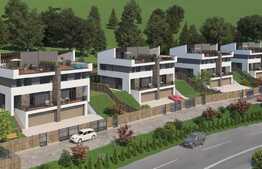 Ansamblu case cuplate de vanzare, 180 mp si teren intre 254 si 300 mp,terasa circulabila, panorama,  zona Feleacu!