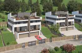 Ansamblu case cuplate de vanzare, 180 mp si teren intre 254 si 300 mp,terasa circulabila, panorama,  zona Feleacu!