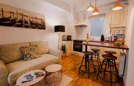 Apartament 1 camera cochet ultracentral, mobilat si utilat lux, afacere la cheie, in zona Sora Shopping Center