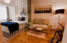 Apartament 1 camera cochet ultracentral, mobilat si utilat lux, afacere la cheie, in zona Sora Shopping Center