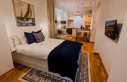 Apartament 1 camera cochet ultracentral, mobilat si utilat lux, afacere la cheie, in zona Sora Shopping Center