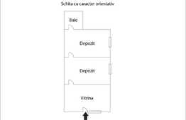 Spatiu comercial cu vad, 30mp, zona Primariei Floresti