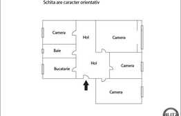 4 camere decomandate, 78.80 mp, zona strazii Parang. Boxa si loc de parcare!