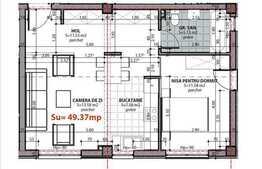 2 camere, prin PRIMA CASA! Semifinisat! Ideal investitie!