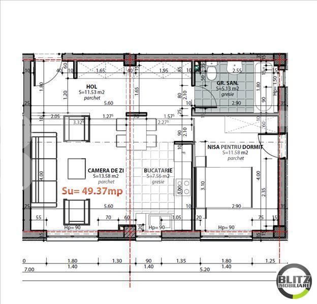 Apartament de vânzare 2 camere Zorilor - 4832AV | BLITZ Cluj-Napoca | Poza2