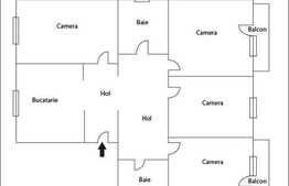 Vanzare 4 camere, decomandat, 94 mp, parcare, boxa la subsol, zona Kaufland!