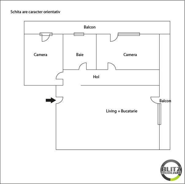 Apartament de vânzare 3 camere Bună Ziua - 4863AV | BLITZ Cluj-Napoca | Poza1