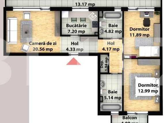 Apartament de vânzare 3 camere Floreşti - 48643AV | BLITZ Cluj-Napoca | Poza1