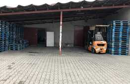 Hala industriala pretabila pentru depozitare, 250 mp, curte betonata ,acces TIR, zona OMV Floresti