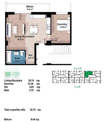 Apartament de vânzare 2 camere Europa - 48964AV | BLITZ Cluj-Napoca | Poza1