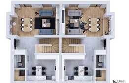 De vanzare duplex 120 mp, 250 teren