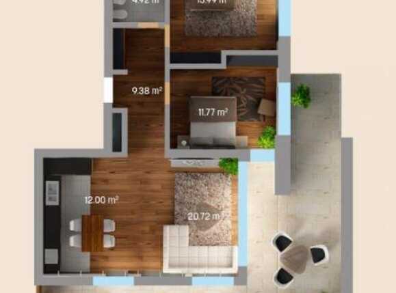 Apartament de vânzare 3 camere Manastur - 49281AV | BLITZ Cluj-Napoca | Poza22