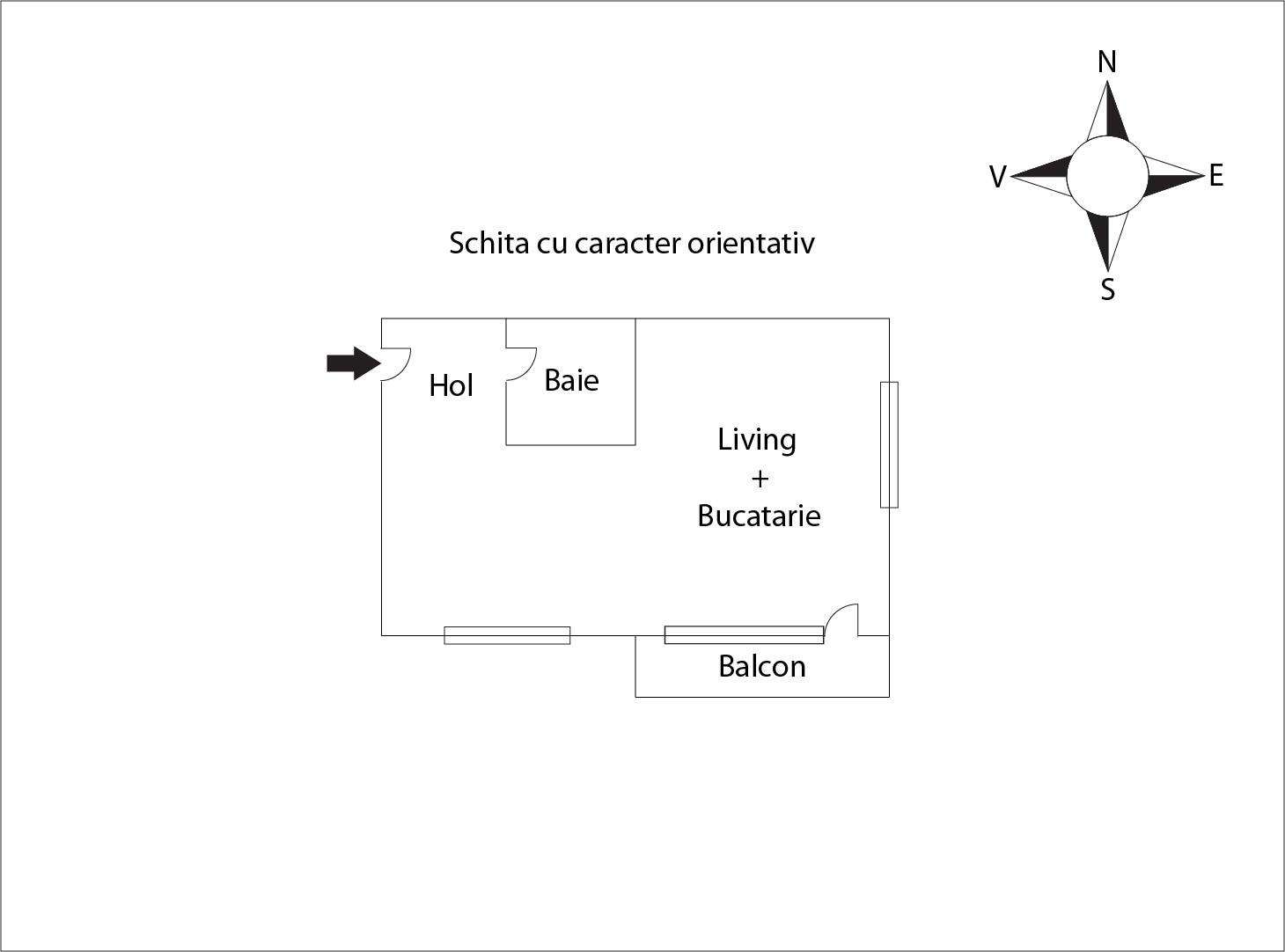 Garsonieră de vânzare Floreşti - 49310AV | BLITZ Cluj-Napoca | Poza1