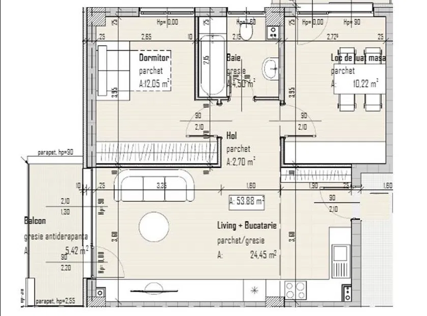 Apartament de vânzare 3 camere Baciu - 49322AV | BLITZ Cluj-Napoca | Poza1