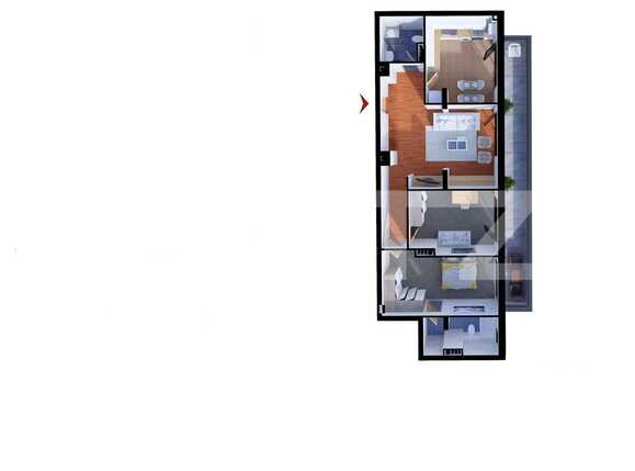 Apartament de vânzare 3 camere Gheorgheni - 49589AV | BLITZ Cluj-Napoca | Poza1