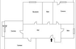 Apartament 2 camere decomandat 67 mp!