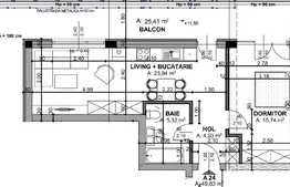De vanzare 2 camere, 49.83 mp, etaj retras, zona strazii Oasului