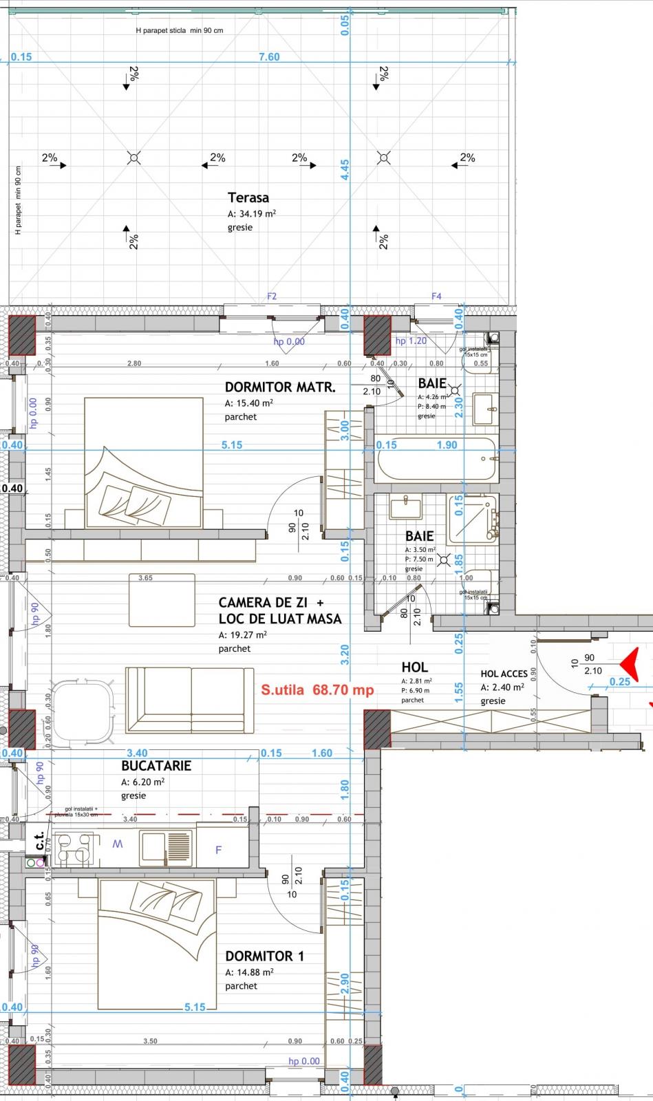 Apartament de vânzare 3 camere Floreşti - 49606AV | BLITZ Cluj-Napoca | Poza1