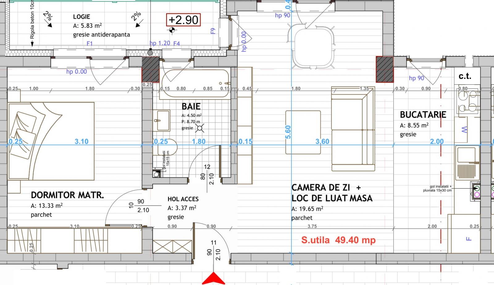 Apartament de vânzare 2 camere Floreşti - 49611AV | BLITZ Cluj-Napoca | Poza1