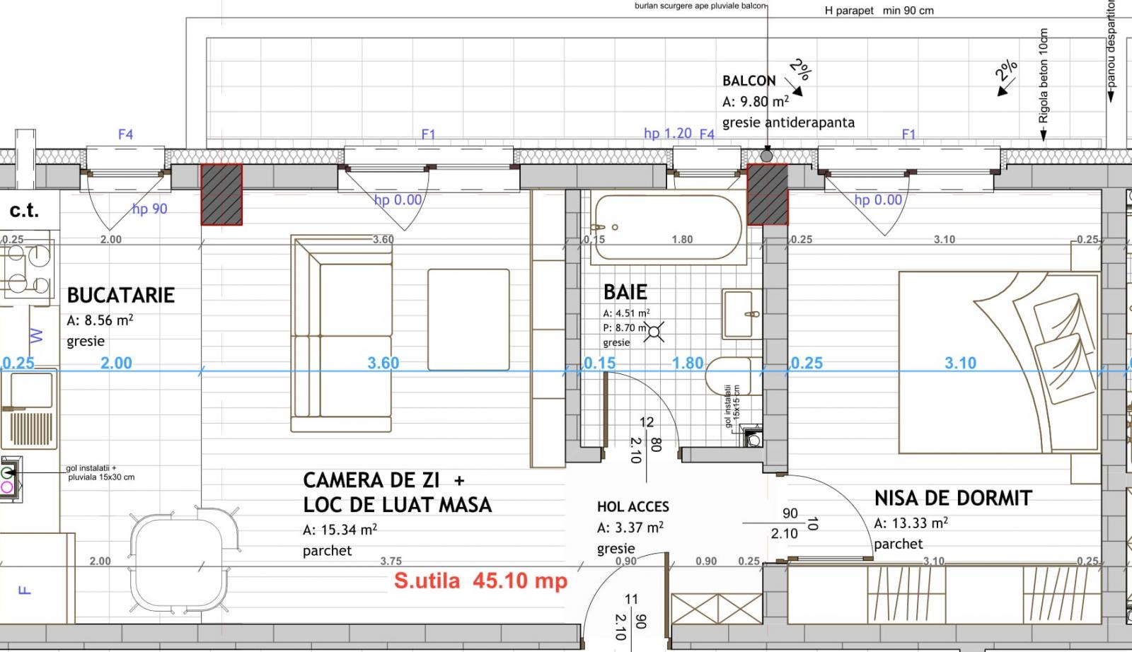 Apartament de vânzare 2 camere Floreşti - 49613AV | BLITZ Cluj-Napoca | Poza1