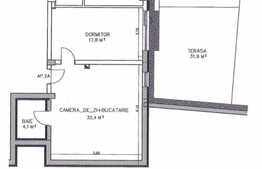 Apartament cu 2 camere, gradina de 32 mp! Zona Vivo 