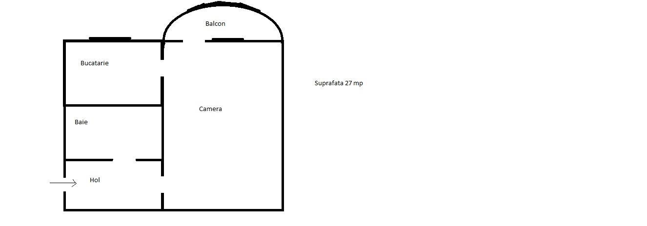 Garsonieră de închiriat Manastur - 49674AI | BLITZ Cluj-Napoca | Poza1