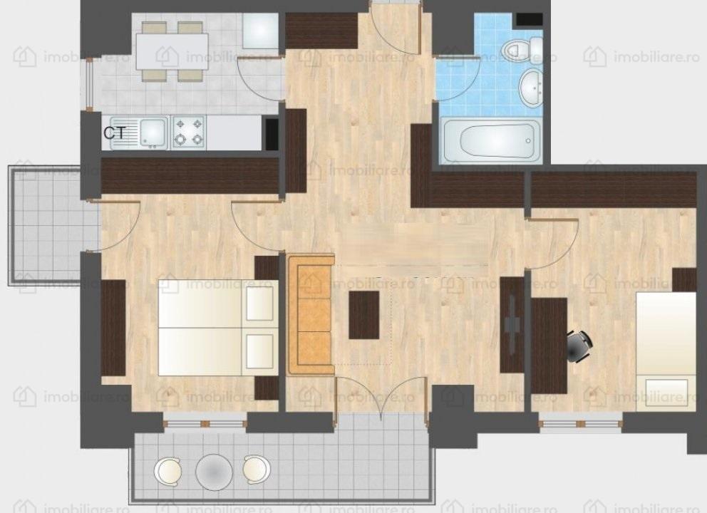 Apartament de închiriat 3 camere Iris - 49767AI | BLITZ Cluj-Napoca | Poza1