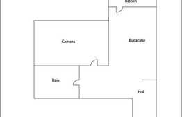 Vanzare 1 camera, 45 mp in zona Calea Turzii, imobil nou, dotari moderne