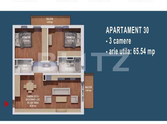 Apartament de vânzare 3 camere Floreşti - 49965AV | BLITZ Cluj-Napoca | Poza1