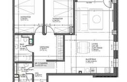 Apartament 3 camere, 80.85 mp, semifinisat, zona Kaufland